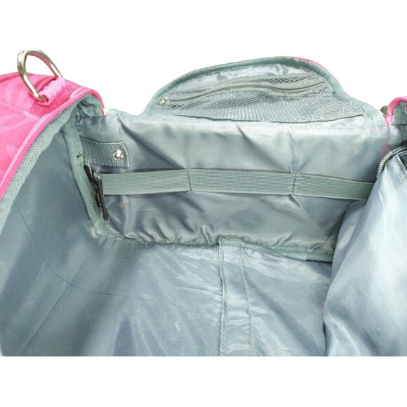 Travelers Club TCL Cosmetic Toiletry Luggage Bag Pink Floral Carry On - Picture 9 of 10